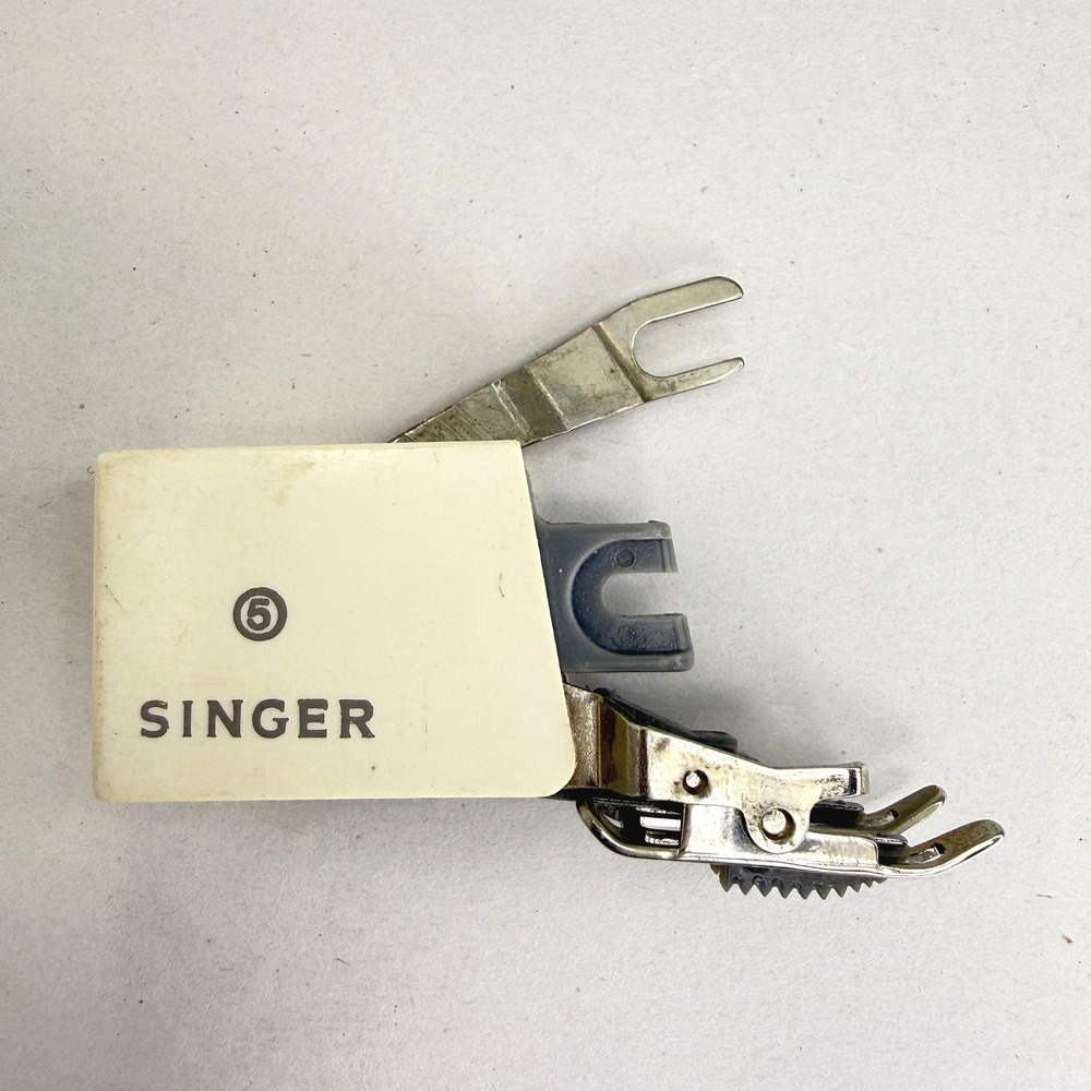 Vintage Genuine Singer Sewing Machine Even Feed Walking Presser Foot #5